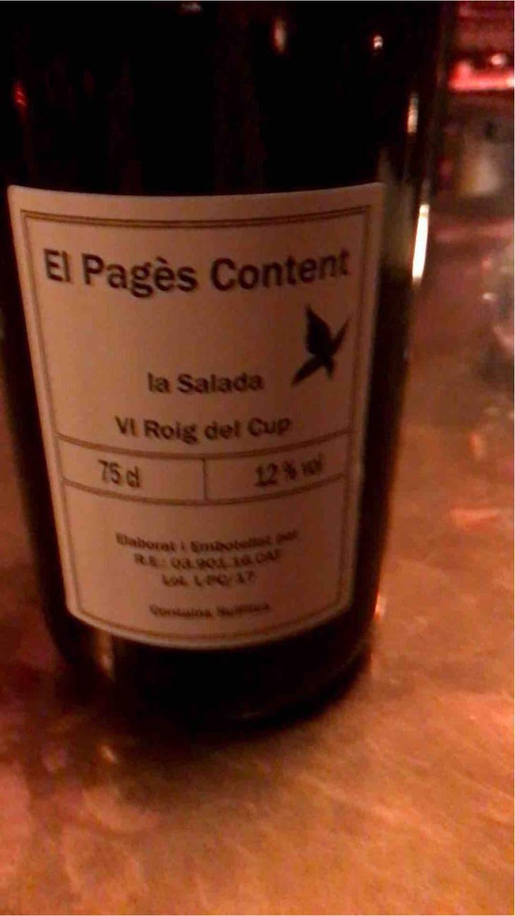 El Pagès Content Orange - Celler La Salada - Toni Carbó 