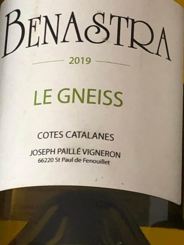 Le Gneiss - Domaine Benastra - Joseph Paillé 