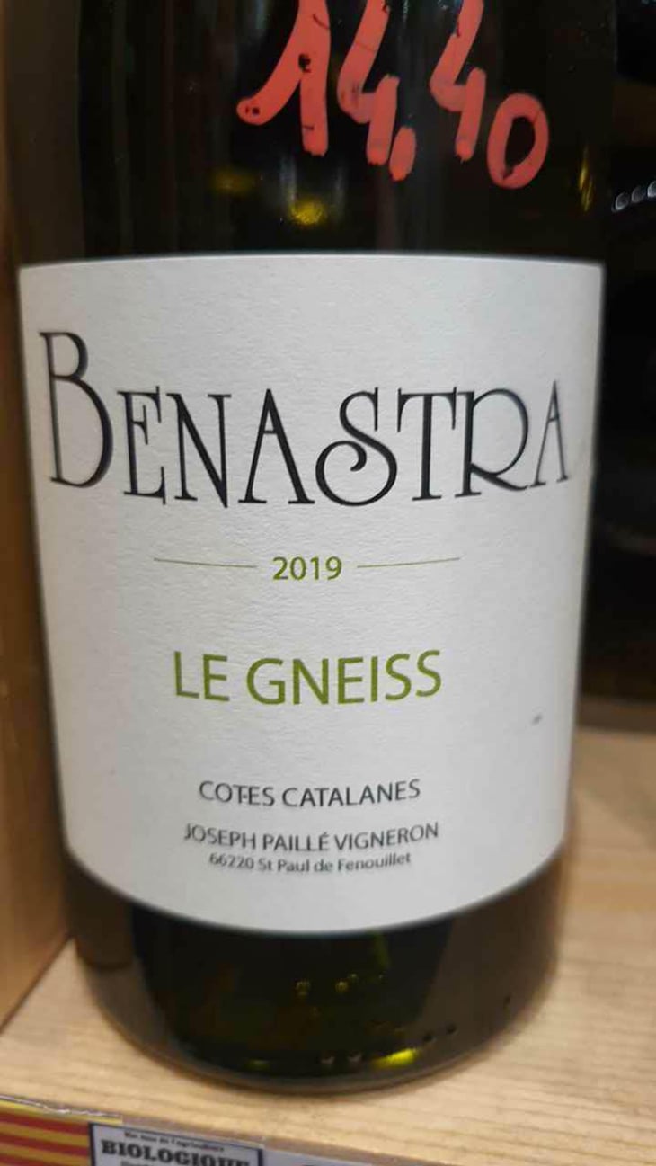 Le Gneiss - Domaine Benastra - Joseph Paillé 