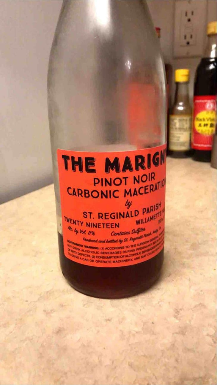 The Marigny Pinot Gris Carbonic Maceration - St. Reginald Parish - Andrew Reginald Young 