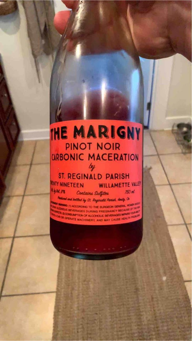 The Marigny Pinot Noir - St. Reginald Parish - Andrew Reginald Young 
