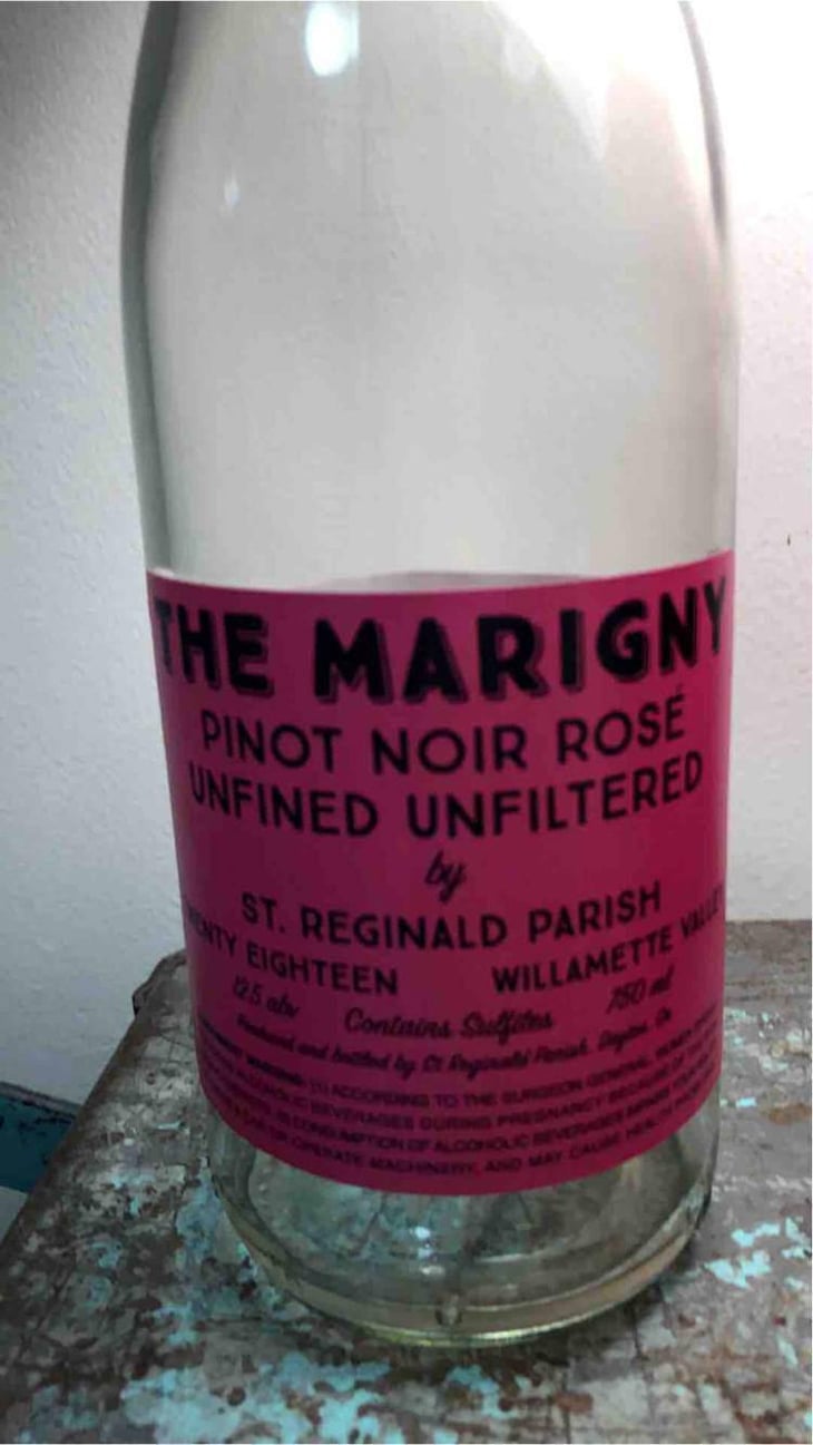 The Marigny Pinot Noir Rosé - St. Reginald Parish - Andrew Reginald Young 