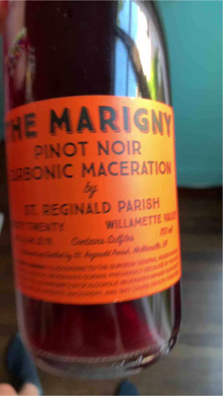 The Marigny Pinot Noir - St. Reginald Parish - Andrew Reginald Young 