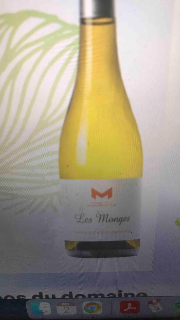 Les Monges ( Blanc ) - Domaine de la Mongestine - Maxime Gamard , Céline & Harry Gozlan 