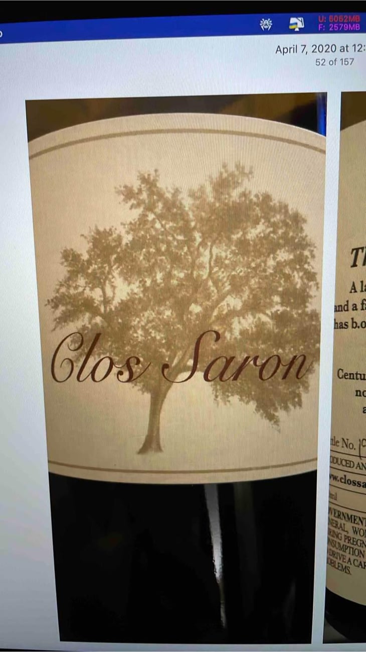 The Pleasant Peasant - Clos Saron - Gideon Bienstock 