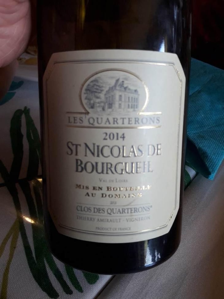 Les Quarterons Blanc - Domaine Amirault - Agnès & Xavier Amirault -2020