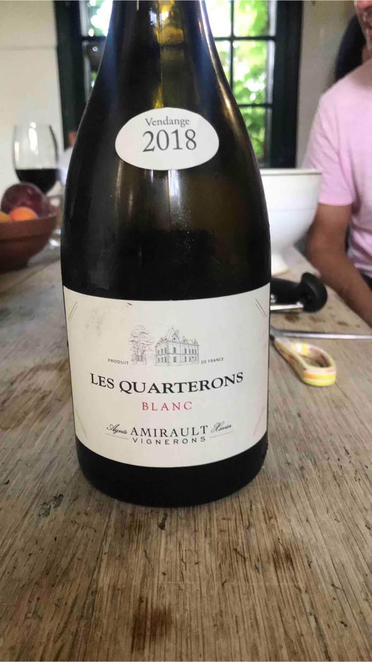 Les Quarterons Blanc - Domaine Amirault - Agnès & Xavier Amirault -2020