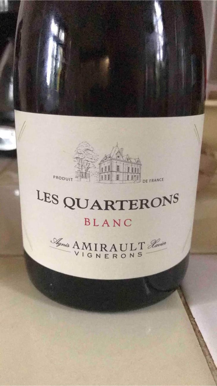 Les Quarterons Blanc - Domaine Amirault - Agnès & Xavier Amirault -2020