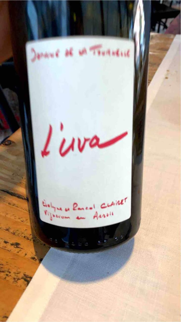 L'Uva Rouge - Domaine de la Tournelle - Evelyne Clairet 