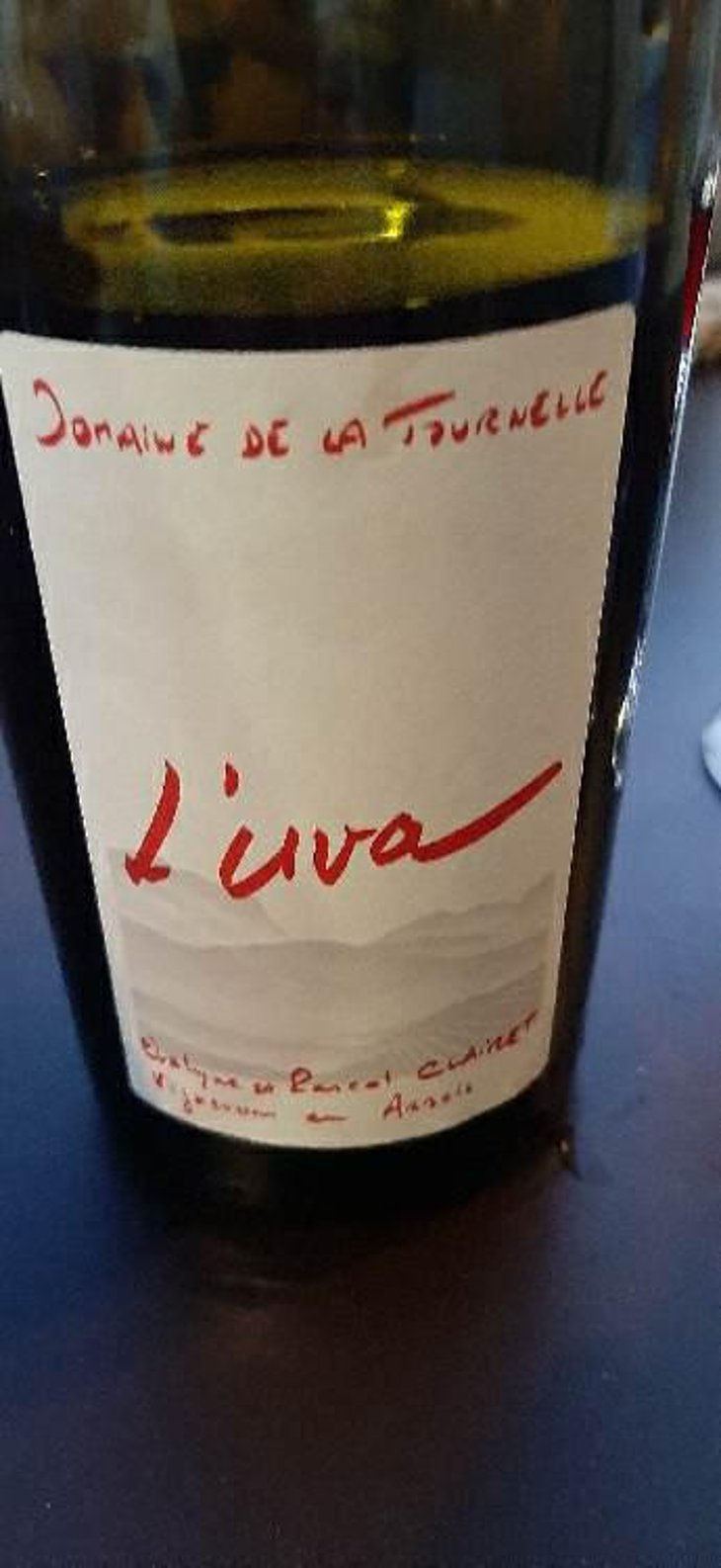 L'Uva Rouge - Domaine de la Tournelle - Evelyne Clairet 