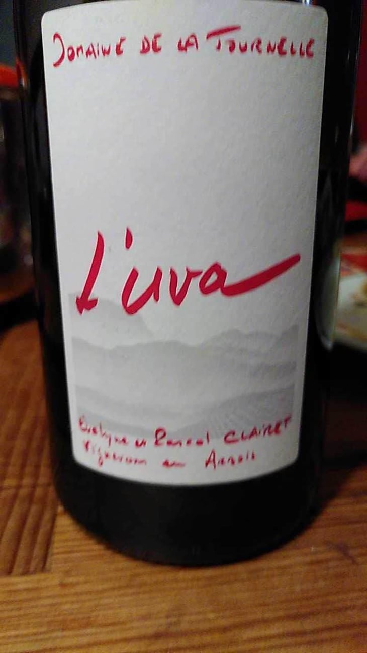 L'Uva Rouge - Domaine de la Tournelle - Evelyne Clairet 
