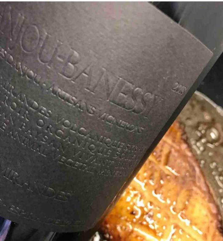 Les mirandes - Domaine Danjou-Banessy - Benoît & Sébastien Danjou -2018