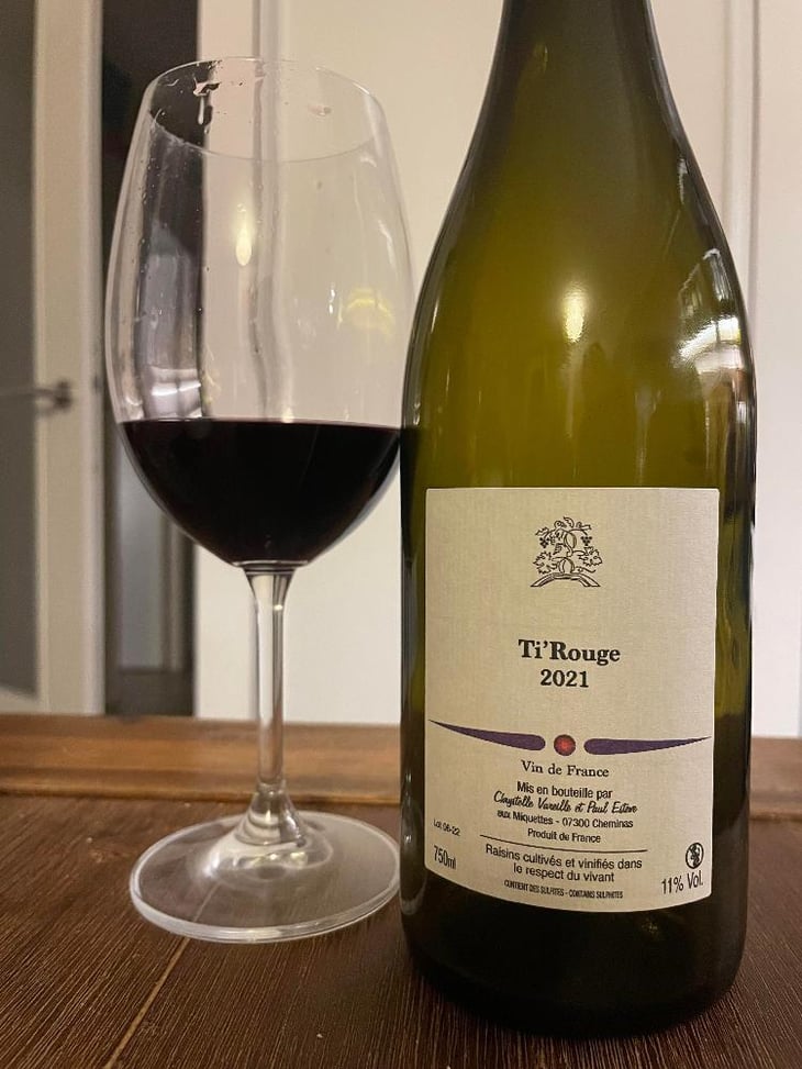 Ti'Rouge - Domaine des Miquettes - Chrystelle Vareille & Paul Estève -2021