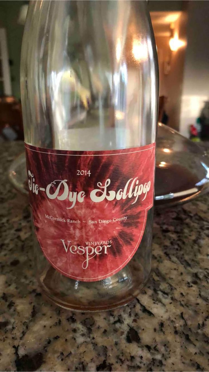 Tie-dye Lollipop - Vesper Vineyards - Chris Broomell 