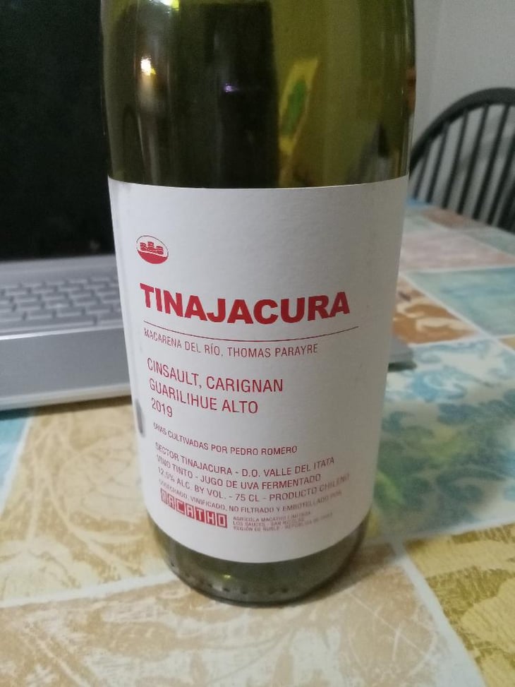 Tinajacura - Agricola Macatho - Macarena Del Rio & Thomas Parayre 