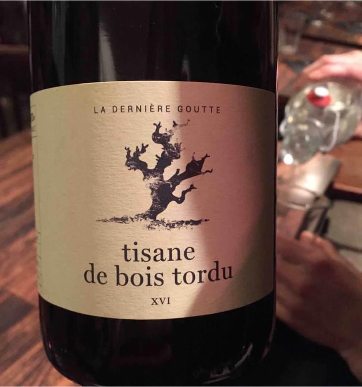 Tisane de Bois Tordu (old label) - Dernière Goutte - Cyrille Vuillod 