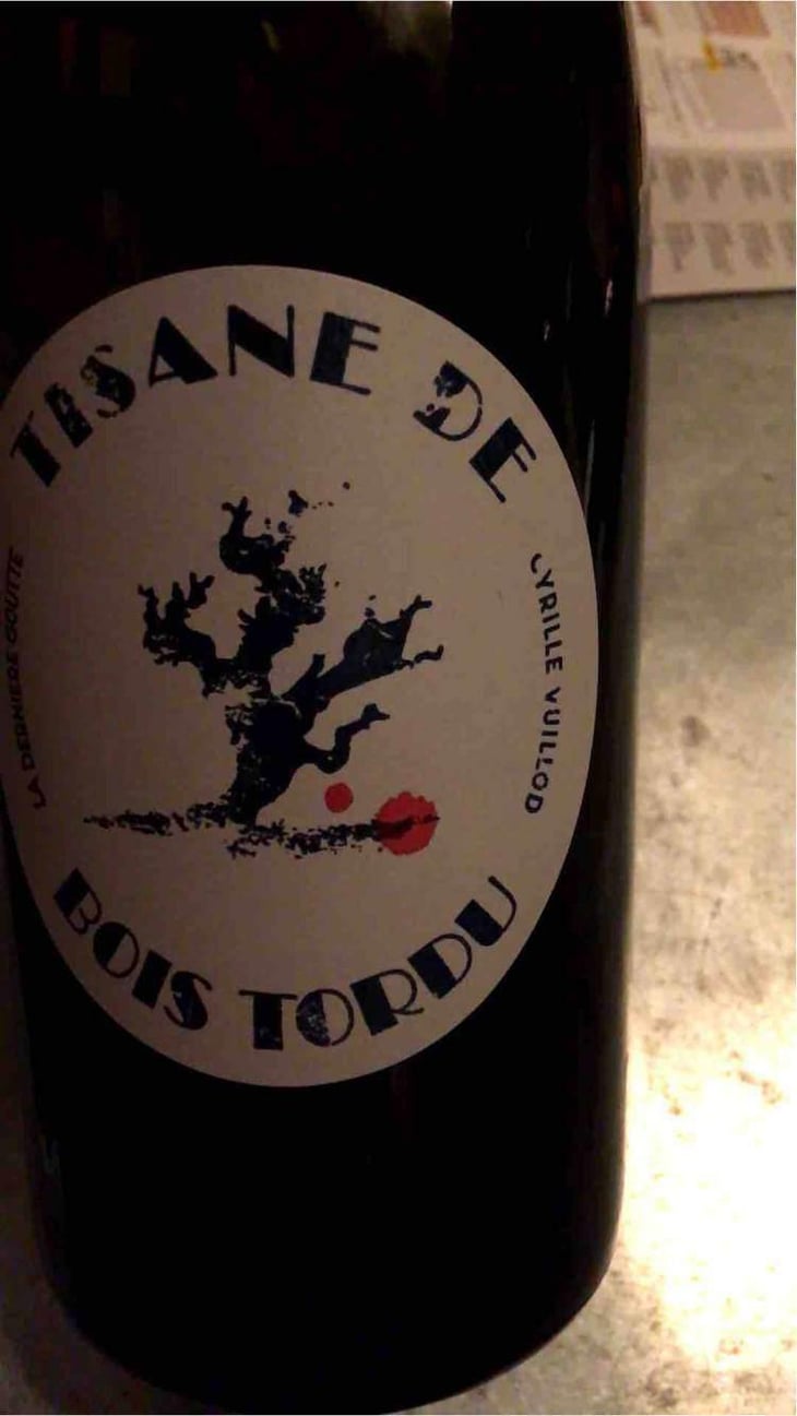 Tisane de Bois Tordu (old label) - Dernière Goutte - Cyrille Vuillod 