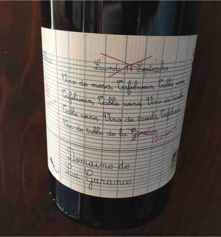 À Clara (Rouge) - Domaine de la Garance - Pierre Quinonero 