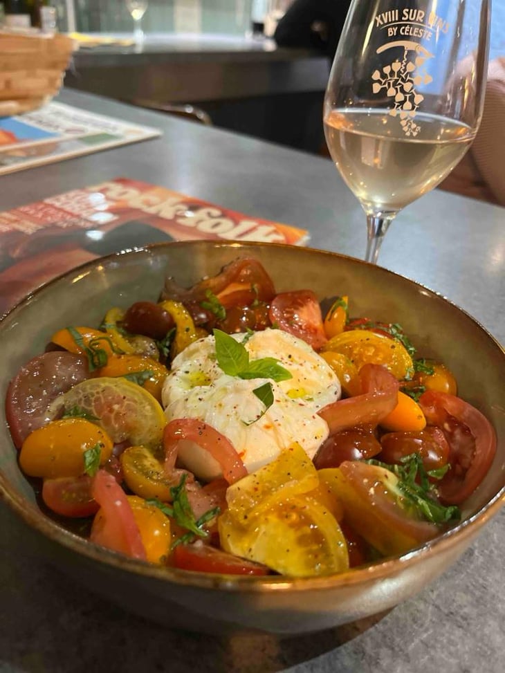 Tomates Anciennes-Buratta-Pesto - XVIII sur Vins by Céleste - 770656