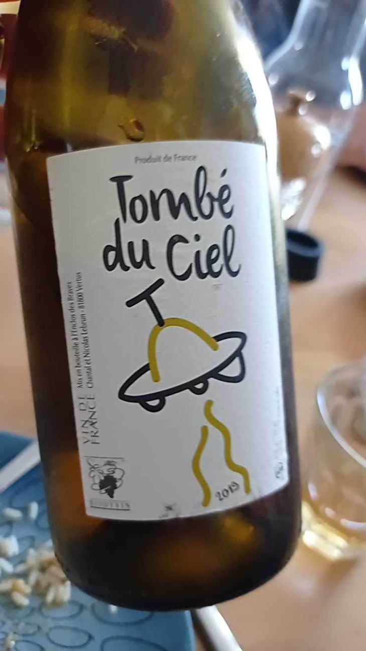 Tombé du ciel (Blanc) - L'enclos Des Braves - Chantal & Nicolas Lebrun 