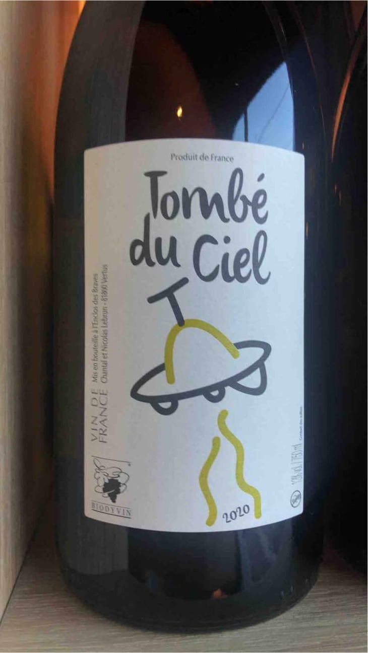 Tombé du ciel (Blanc) - L'enclos Des Braves - Chantal & Nicolas Lebrun 