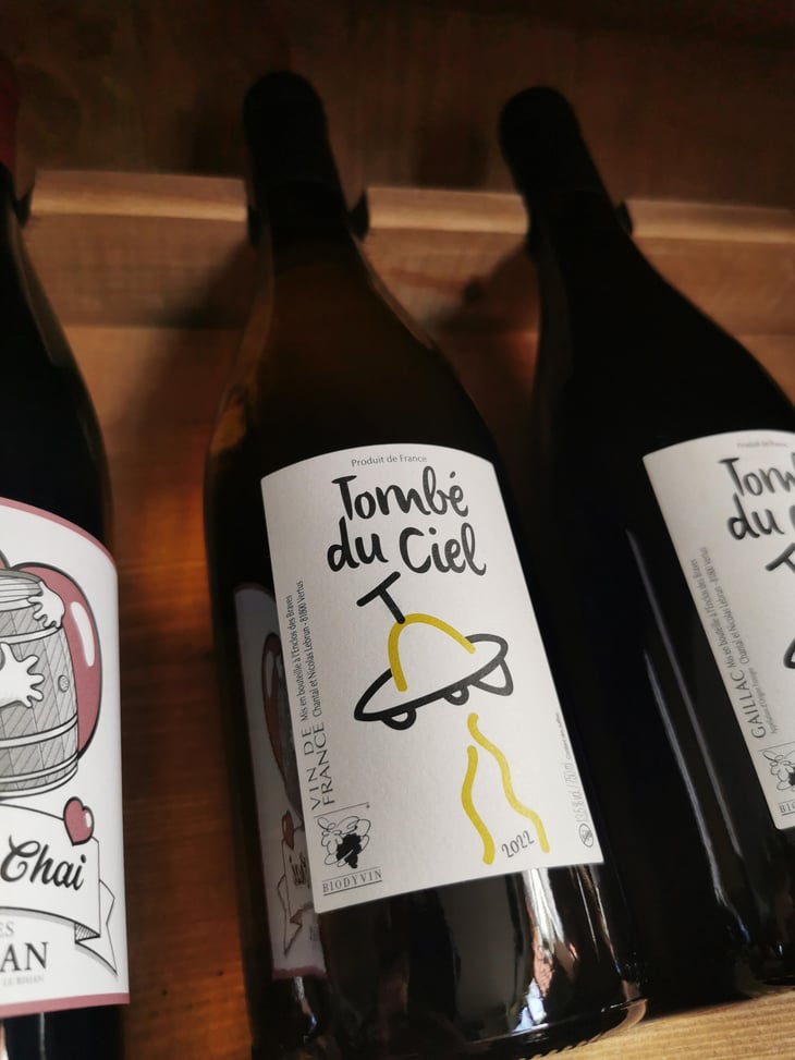 Tombé du ciel (Blanc) - L'enclos Des Braves - Chantal & Nicolas Lebrun 