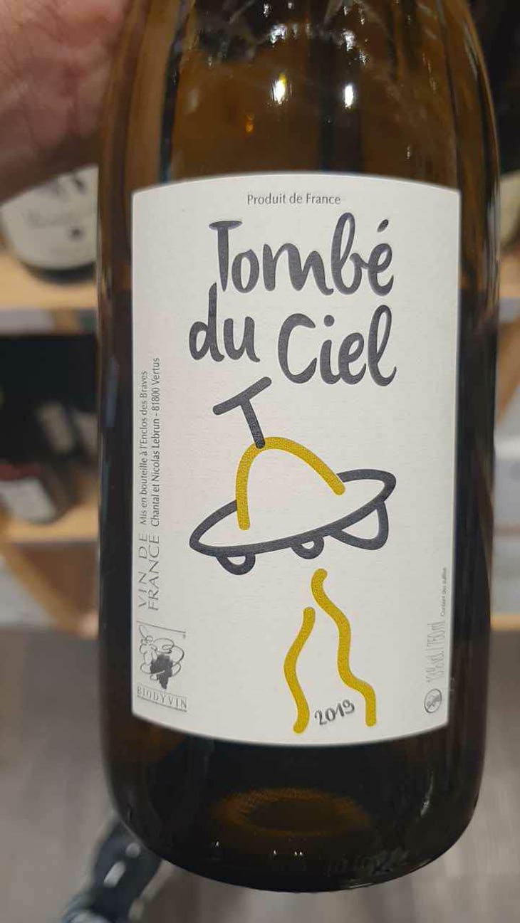 Tombé du ciel (Blanc) - L'enclos Des Braves - Chantal & Nicolas Lebrun 