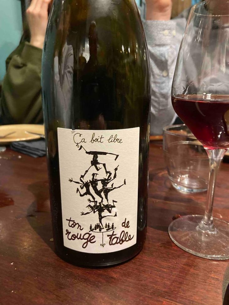 Ton Rouge de Table - Ça Boit Libre - Damien Bastian Goddard -2020