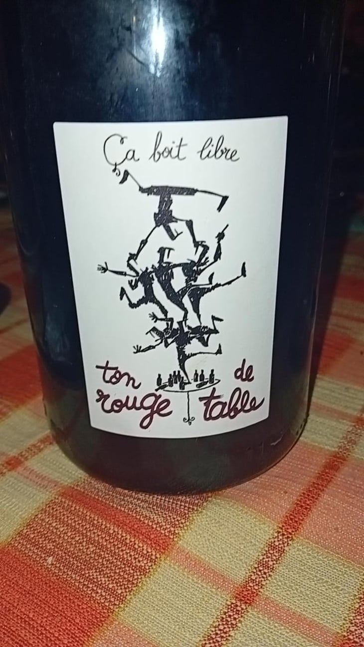 Ton Rouge de Table - Ça Boit Libre - Damien Bastian Goddard -2020