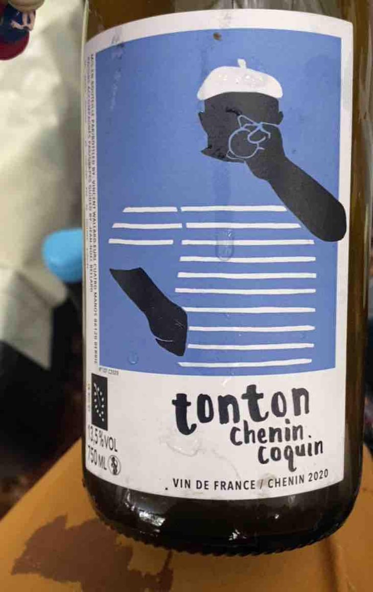 Tonton Coquin Chenin - Cuatro Manos - Les Vins Tonton - Vincent Wallard 