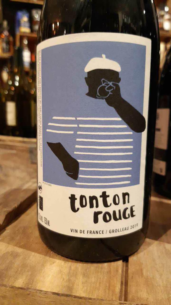 Tonton Rouge - Cuatro Manos - Les Vins Tonton - Vincent Wallard 