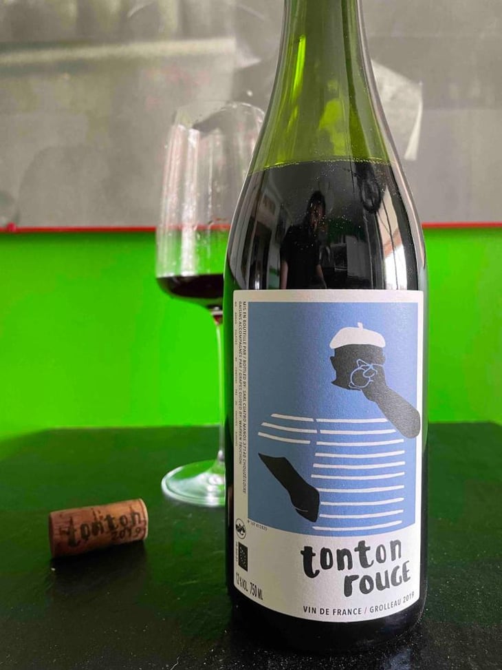 Tonton Rouge - Cuatro Manos - Les Vins Tonton - Vincent Wallard 
