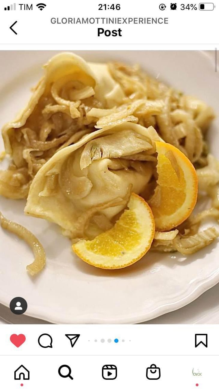 Tortellone Arancia, Gorgonzola, Finocchi - LIBRERIA BRAC - 540381
