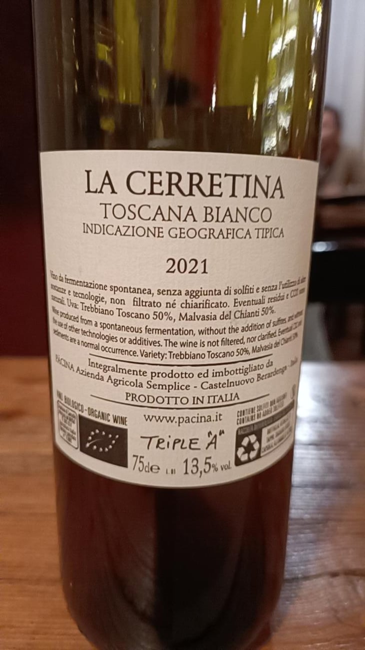 La Cerretina - Azienda Agricola Pācina - Giovanna Tiezzi, Stefano Borsa, Maria Borsa, Carlo Borsa, Roberto Maccari, Elisabeth Racine 