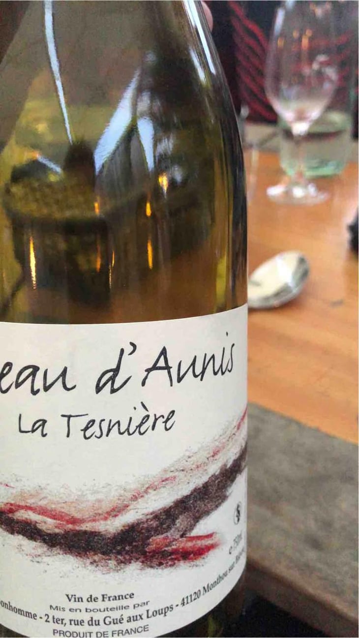 Touraine "La Tesnière" (rouge) - Domaine POB - Pierre-Olivier Bonhomme 