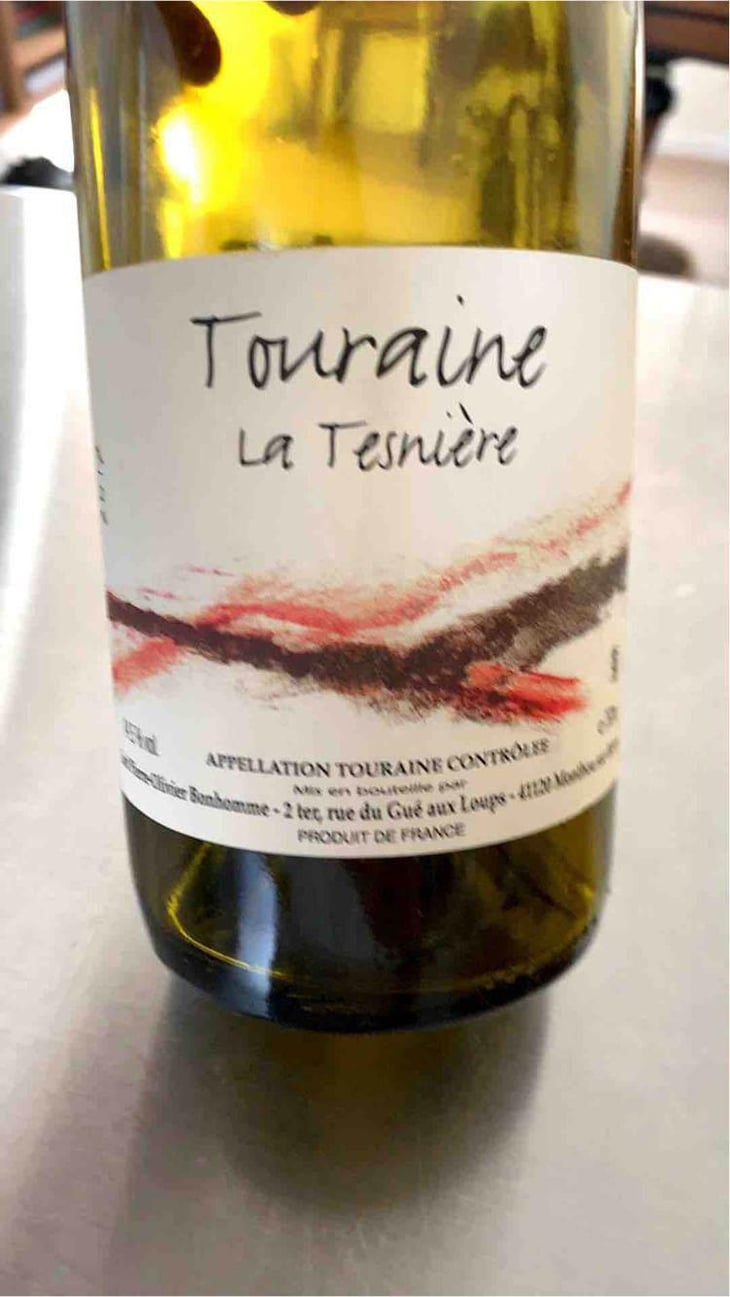 Touraine "La Tesnière" (blanc) - Domaine POB - Pierre-Olivier Bonhomme 