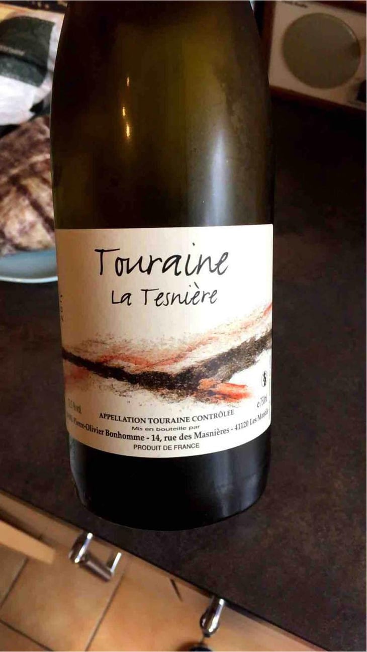 Touraine "La Tesnière" (blanc) - Domaine POB - Pierre-Olivier Bonhomme 