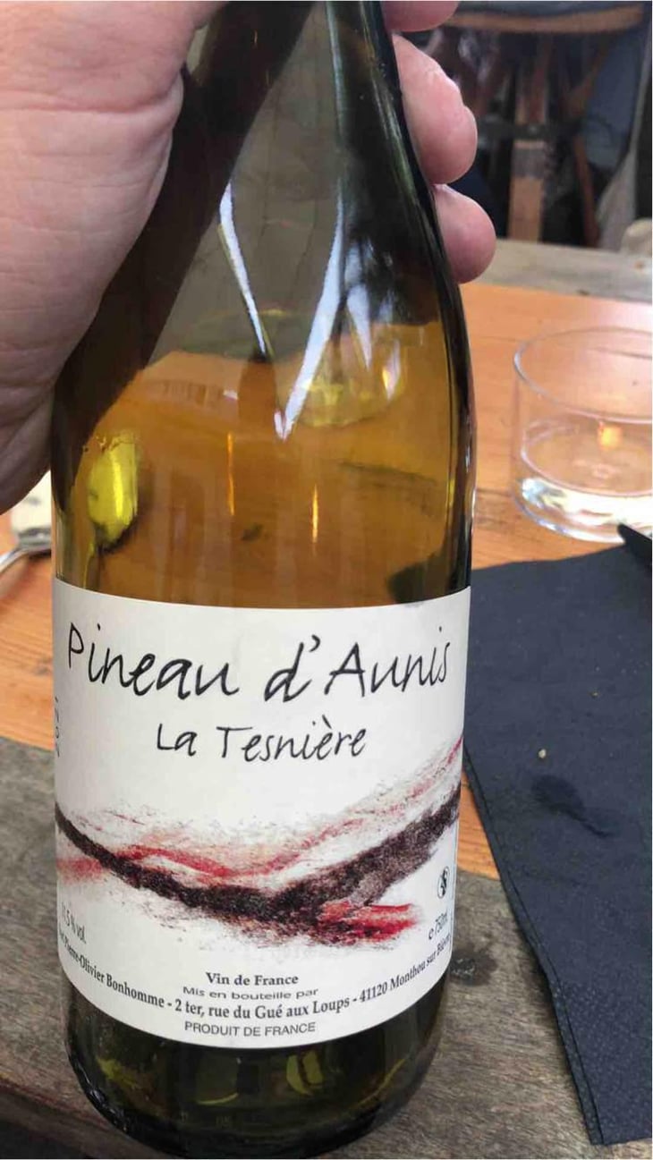 Touraine "La Tesnière" (blanc) - Domaine POB - Pierre-Olivier Bonhomme 