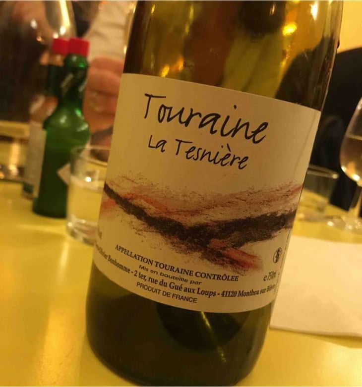 Touraine "La Tesnière" (blanc) - Domaine POB - Pierre-Olivier Bonhomme 