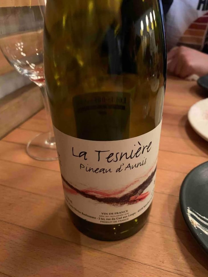 Touraine "La Tesnière" (rouge) - Domaine POB - Pierre-Olivier Bonhomme 