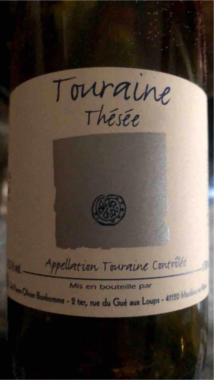 Touraine Sauvignon "Thésée" - Domaine POB - Pierre-Olivier Bonhomme 