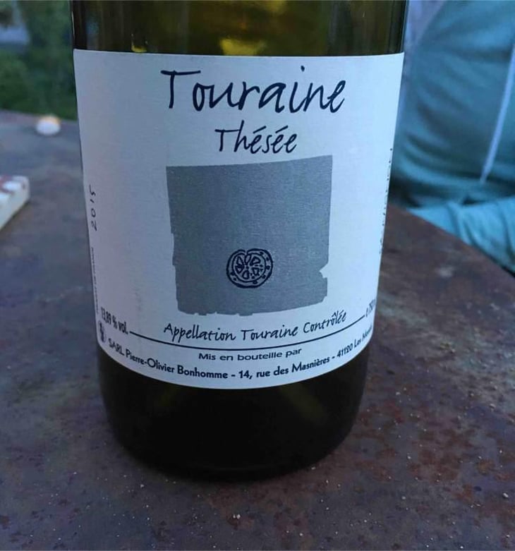 Touraine Sauvignon "Thésée" - Domaine POB - Pierre-Olivier Bonhomme 