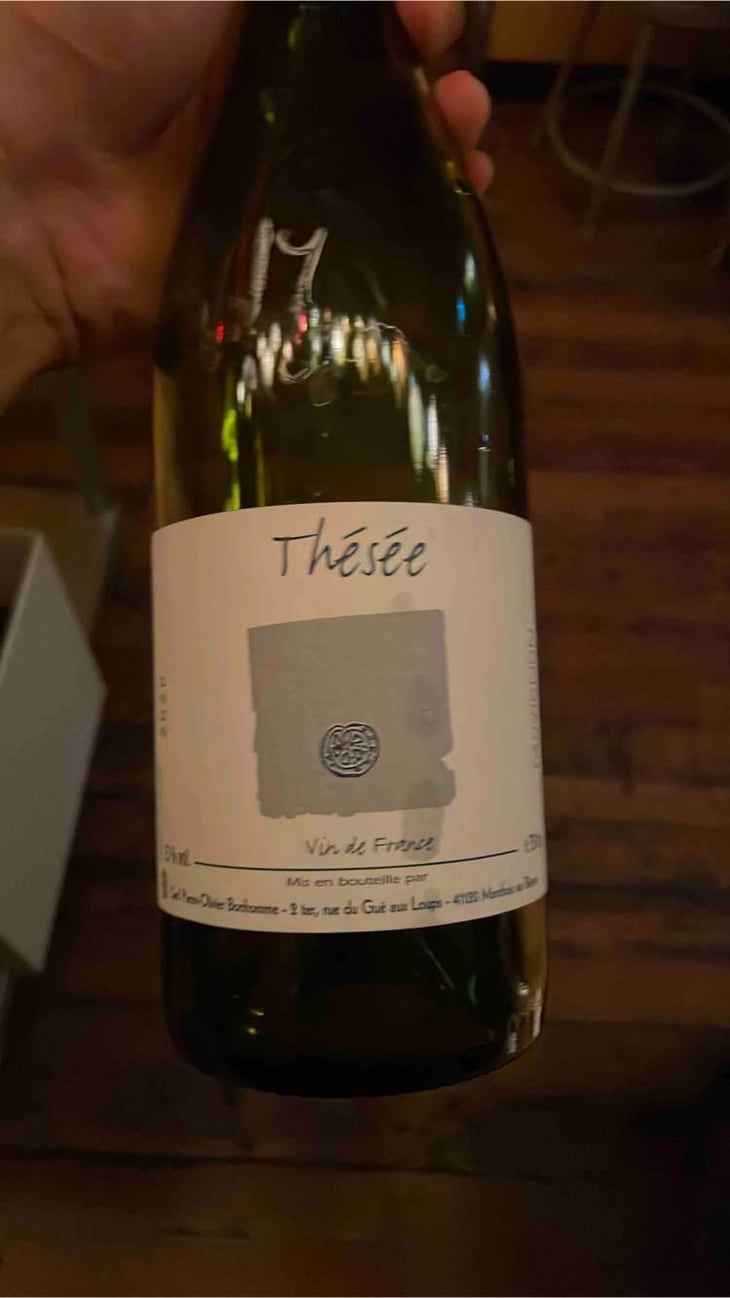 Touraine Sauvignon "Thésée" - Domaine POB - Pierre-Olivier Bonhomme 
