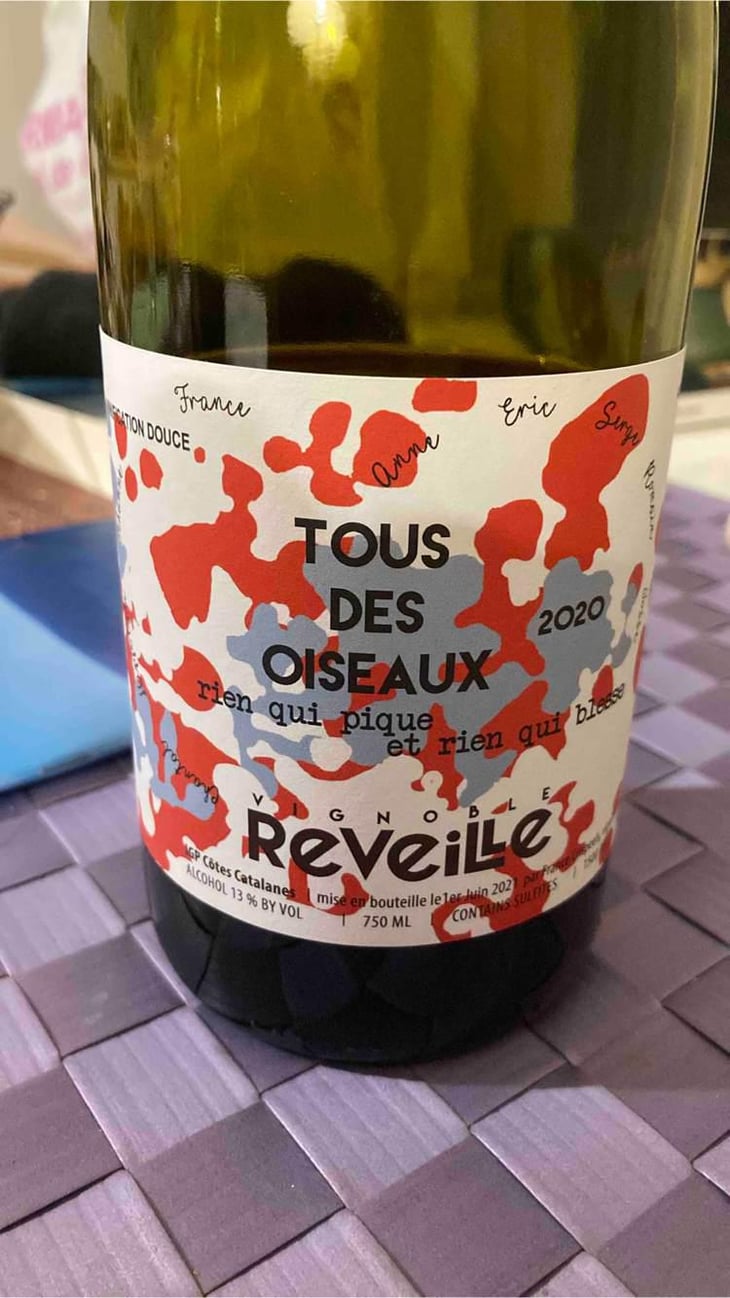 Tous Des Oiseaux - Vignoble Réveille - France Crispeels 
