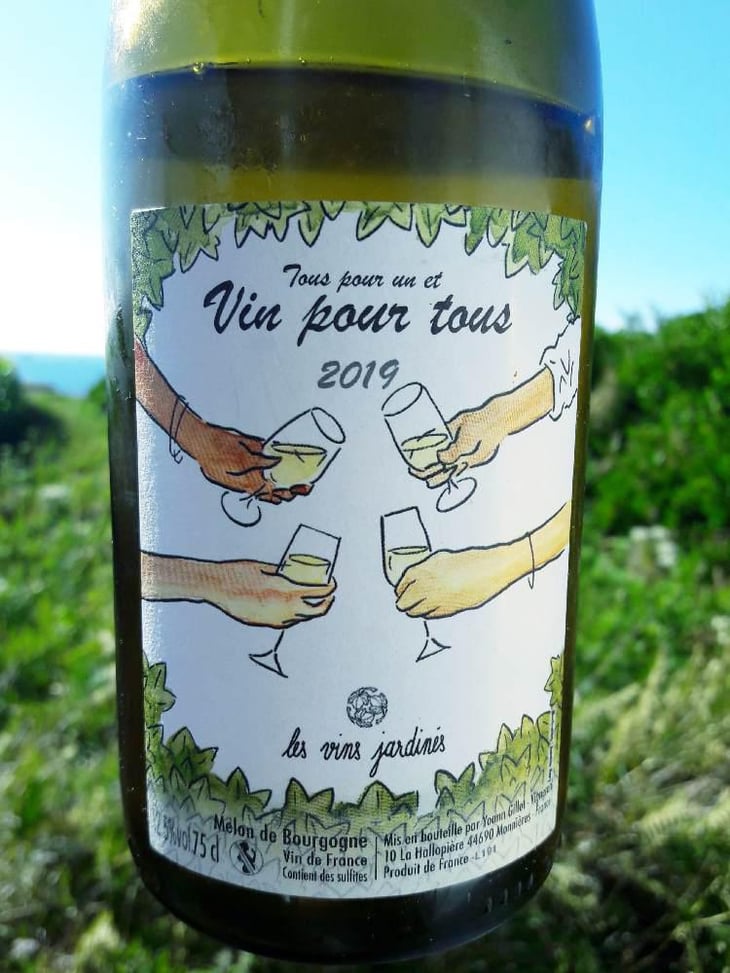 Tous pour un et vin pour tous - Les Vins Jardinés - Yoann Gillot -2019