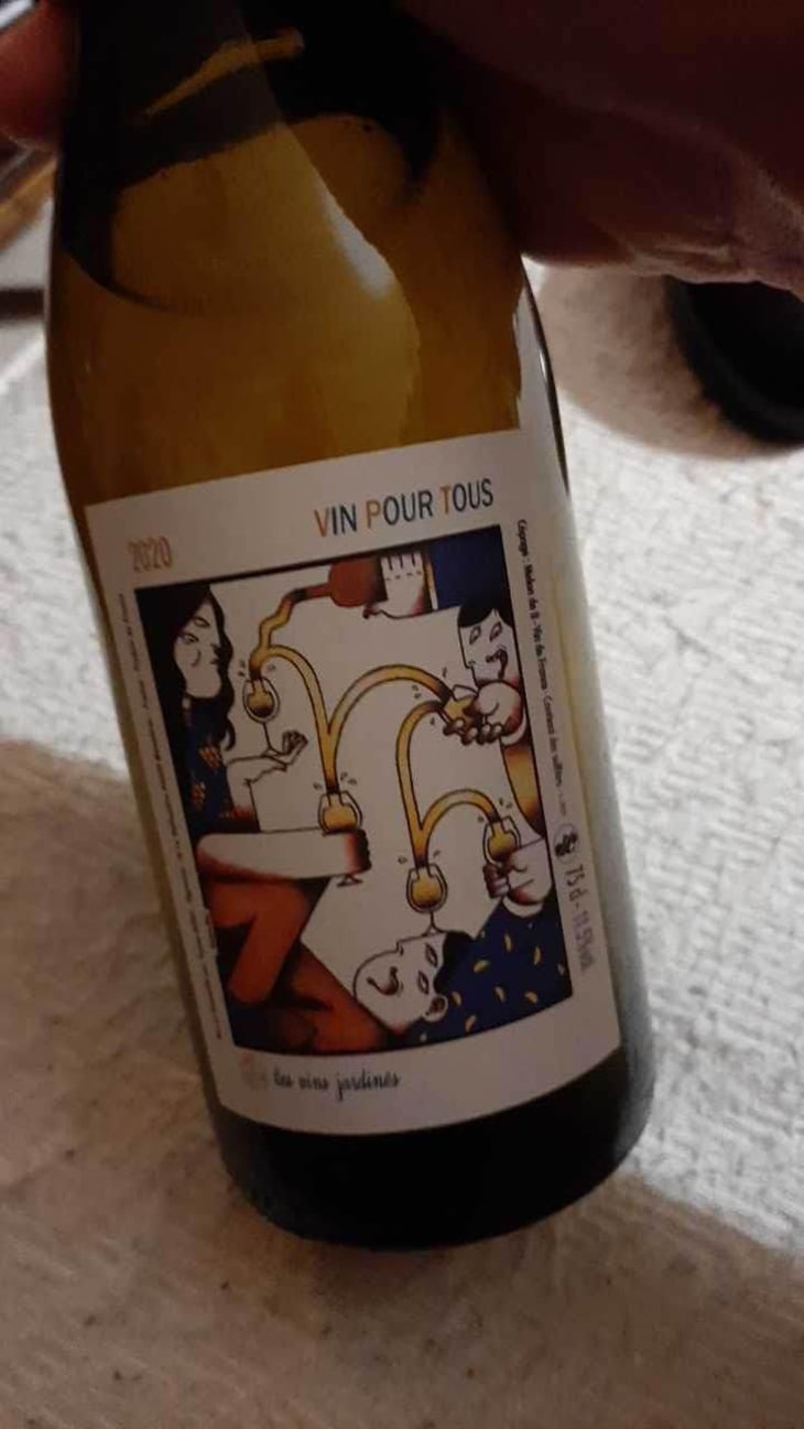 Tous pour un et vin pour tous - Les Vins Jardinés - Yoann Gillot -2019