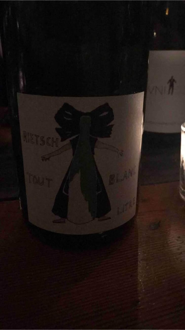 Tout Blanc Litre - Domaine Rietsch - Jean-Pierre & Sophie Rietsch 