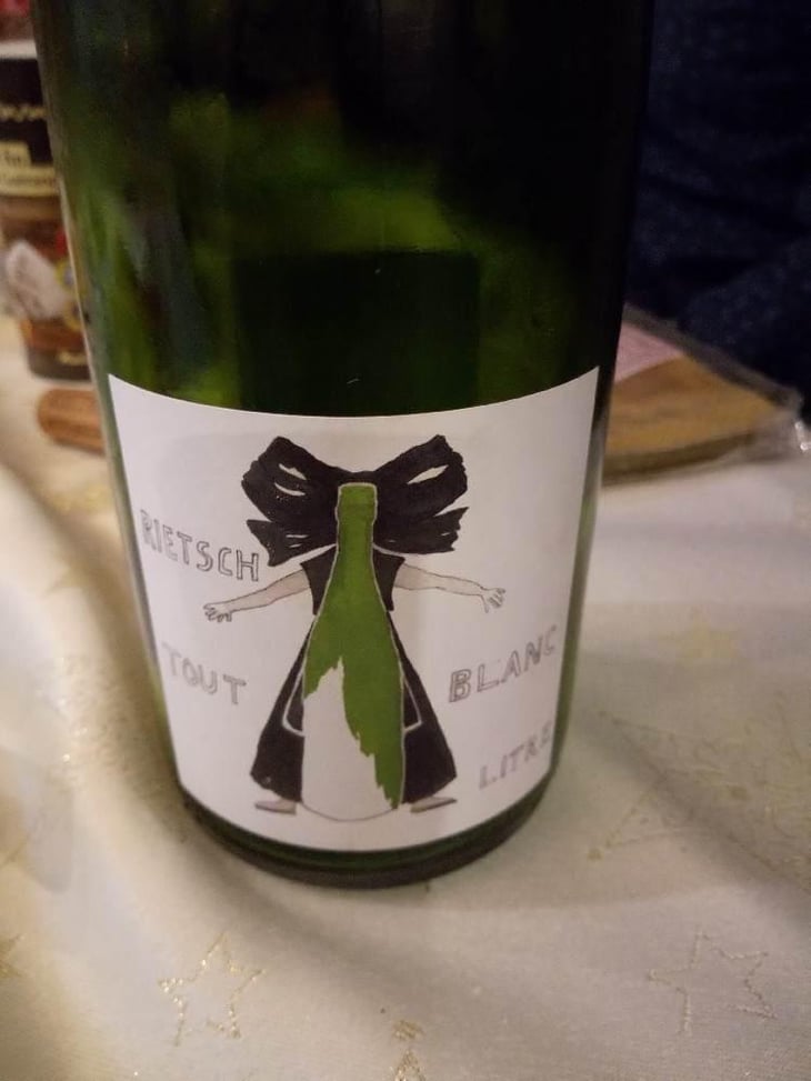 Tout Blanc Litre - Domaine Rietsch - Jean-Pierre & Sophie Rietsch 
