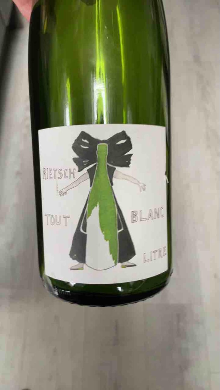 Tout Blanc Litre - Domaine Rietsch - Jean-Pierre & Sophie Rietsch 