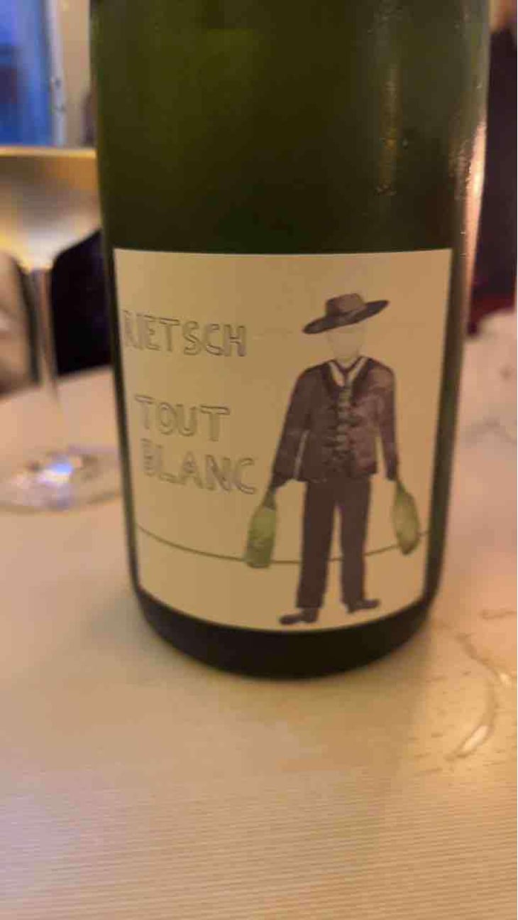 Tout Blanc Litre - Domaine Rietsch - Jean-Pierre & Sophie Rietsch 